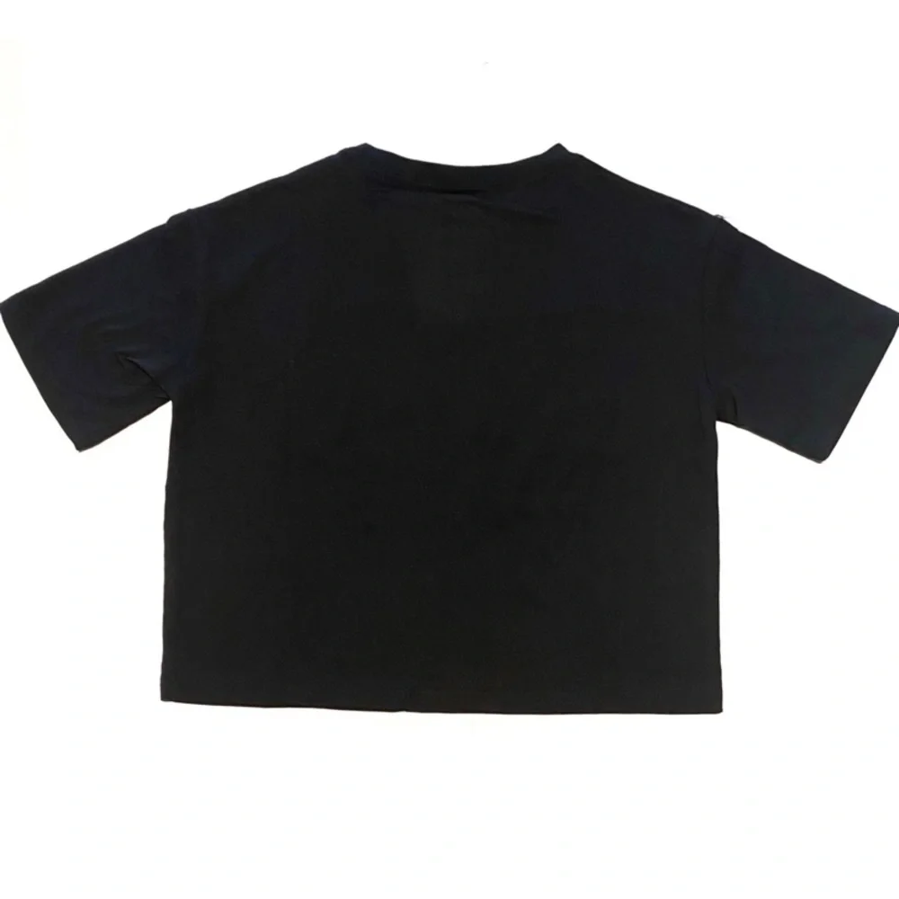 AC/DC Women’s Black Graphic Cropped T-Shirt NWT